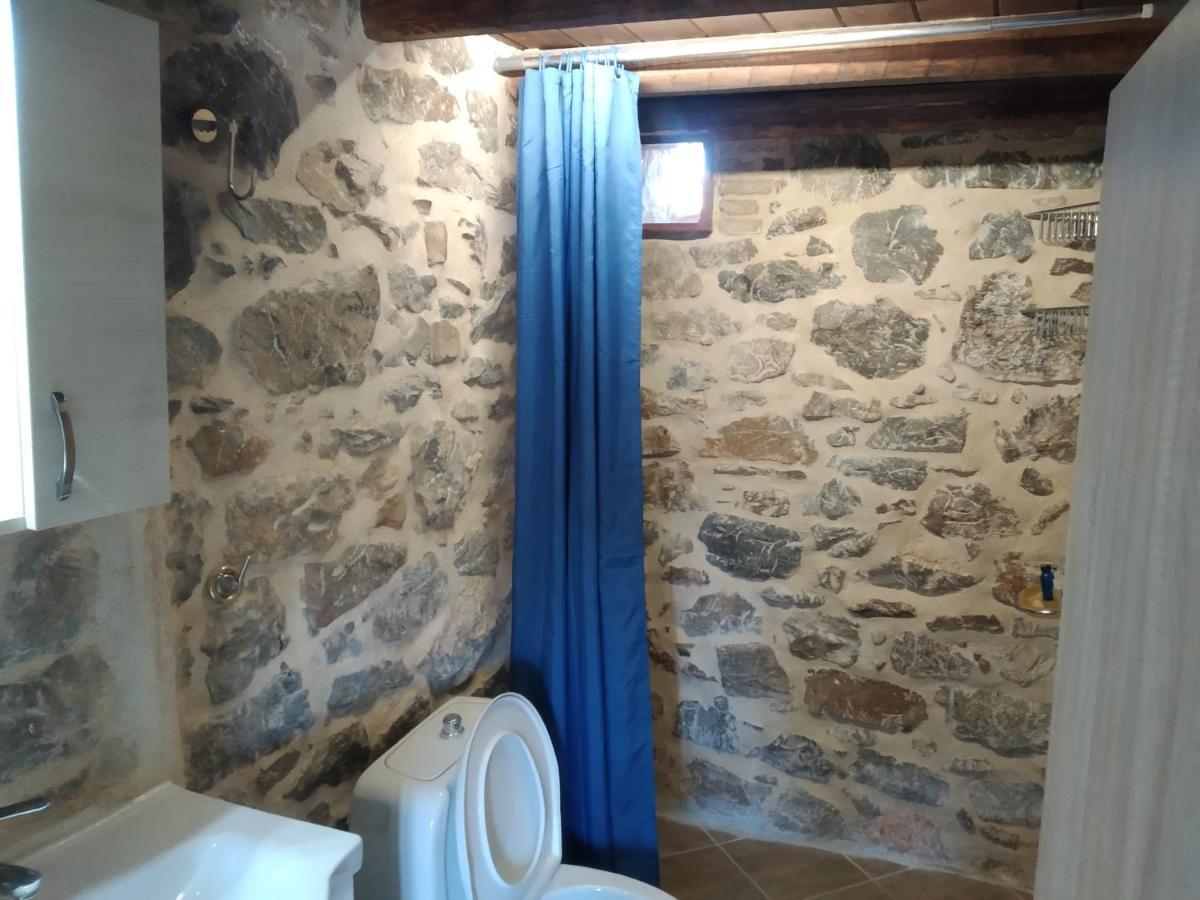Panos Stone Tower Villa Paliros Bagian luar foto
